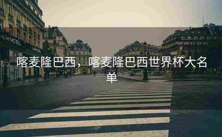 喀麦隆巴西，喀麦隆巴西世界杯大名单